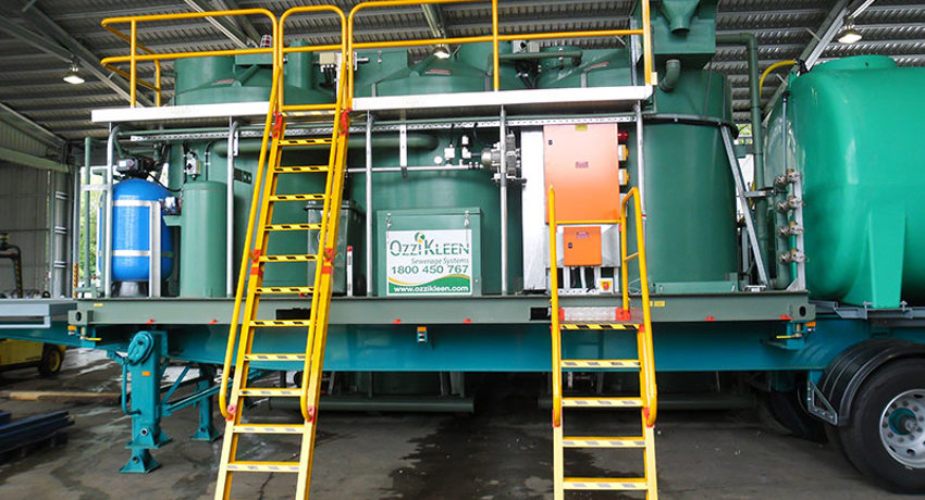 New Ozzi Kleen SK20 Transportable Sewage Treatment Plant